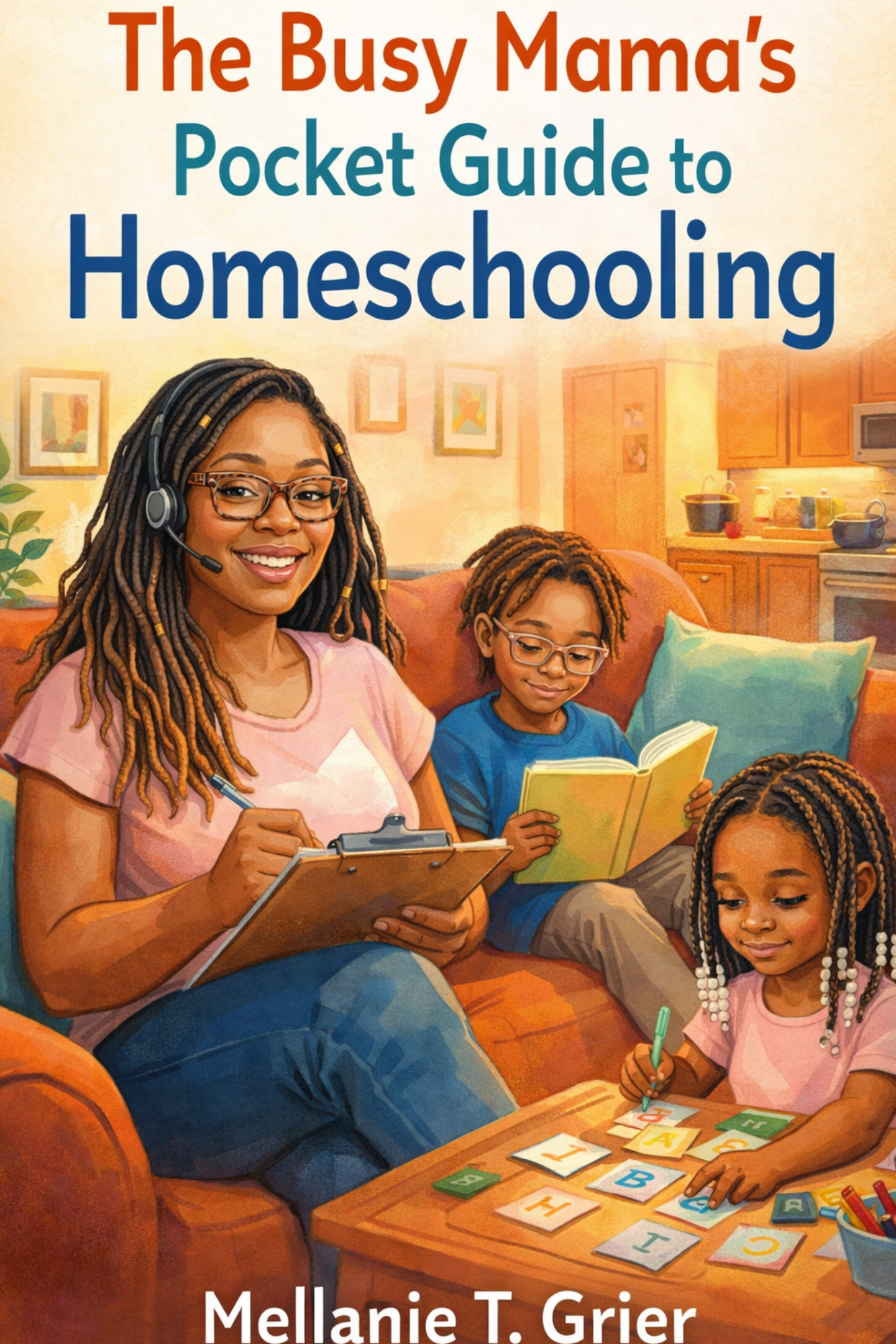 Cover of The Busy Mama's Pocket Guide to Homeschooling by Mellanie T. Grier